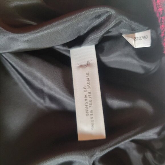 Ann Taylor Loft Petite Women Professional Red Diamond Pattern Skirt Size 6P - Picture 8 of 10